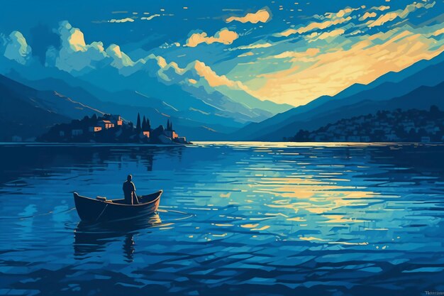 Illustration about beautiful mediterranean landscape viewed from a boat sailing in southern of italy