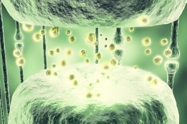 Illustrazione di un recettore attivo isolato su sfondo bianco. rendering 3d.