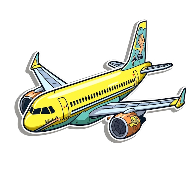 Photo illustration of airplane