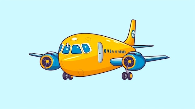 飛行機のイラスト