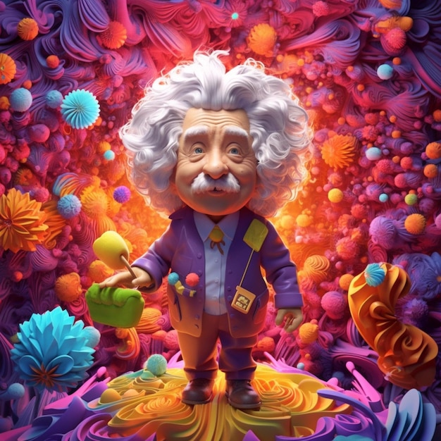 illustration of Albert Einstein