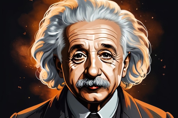 Illustration of Albert Einstein