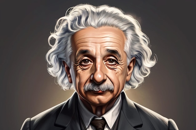 Illustration of Albert Einstein