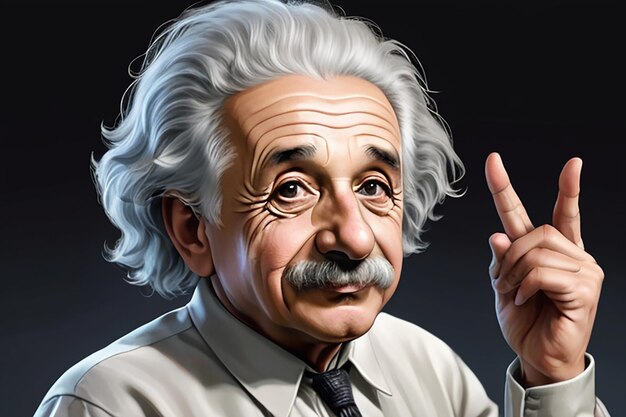 Illustration of Albert Einstein