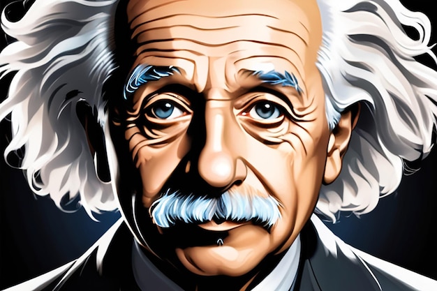 Illustration of Albert Einstein