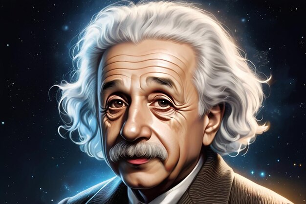 Illustration of Albert Einstein