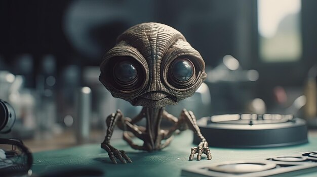 Illustration of Alien Week 3d realistic