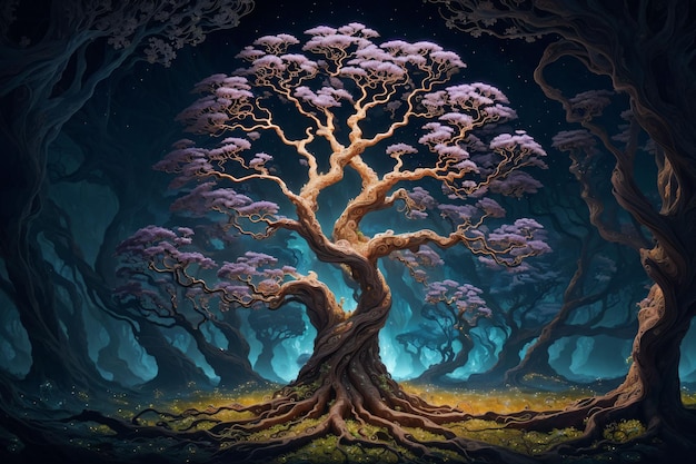 Illustration of a amazing tree