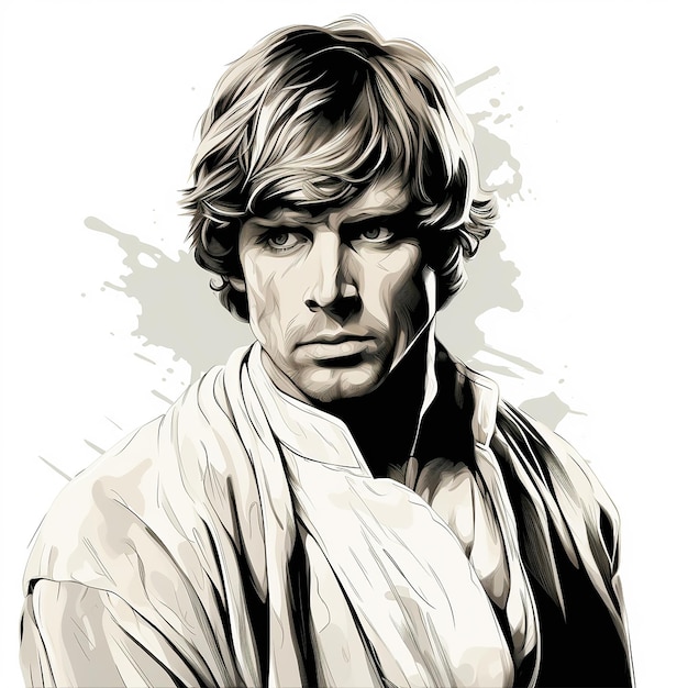 Foto illustrazione anakin skywalker di star wars