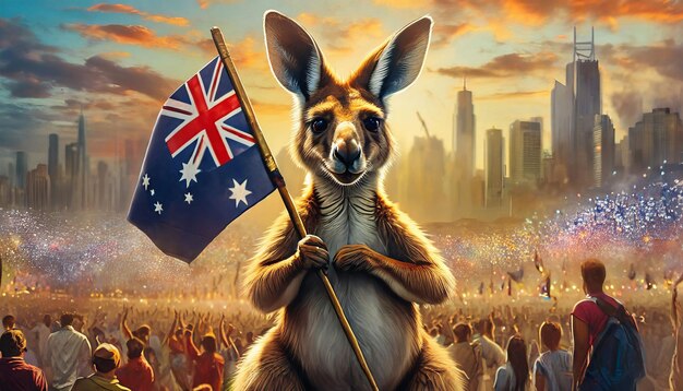 Photo illustration of australia day