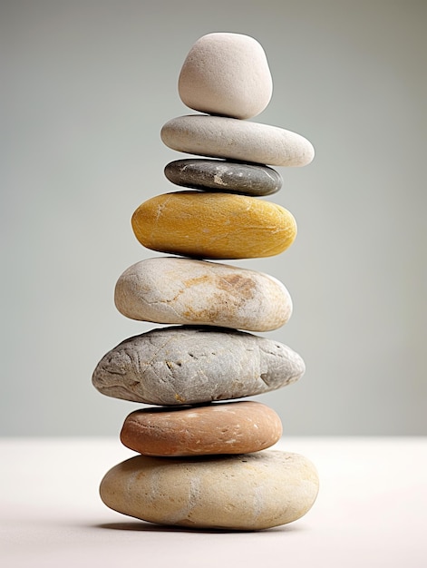 illustration of balanced stones arrangement Texture Shiny