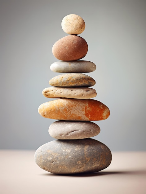 illustration of balanced stones arrangement Texture Shiny