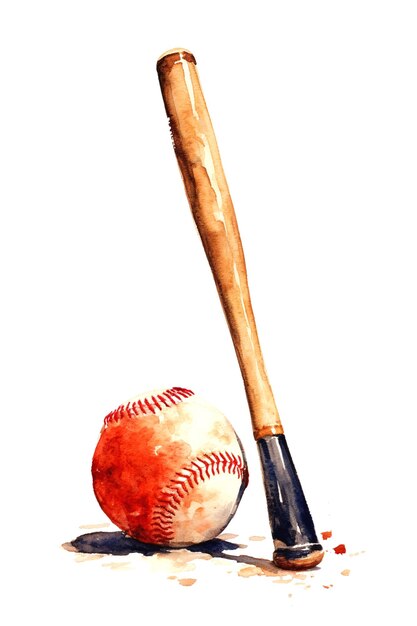 Photo illustration of baseball