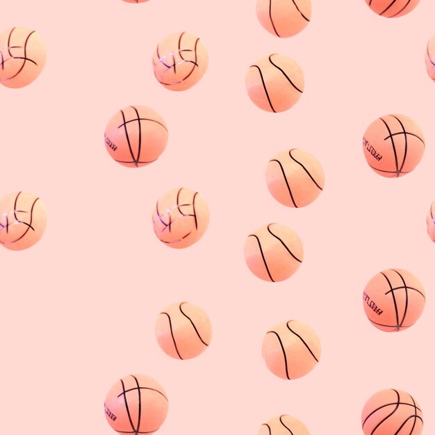 Photo illustration of basketball