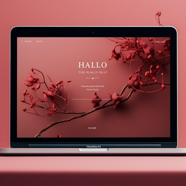 美しいウェブサイトデザインのイラスト 赤い光療法製品