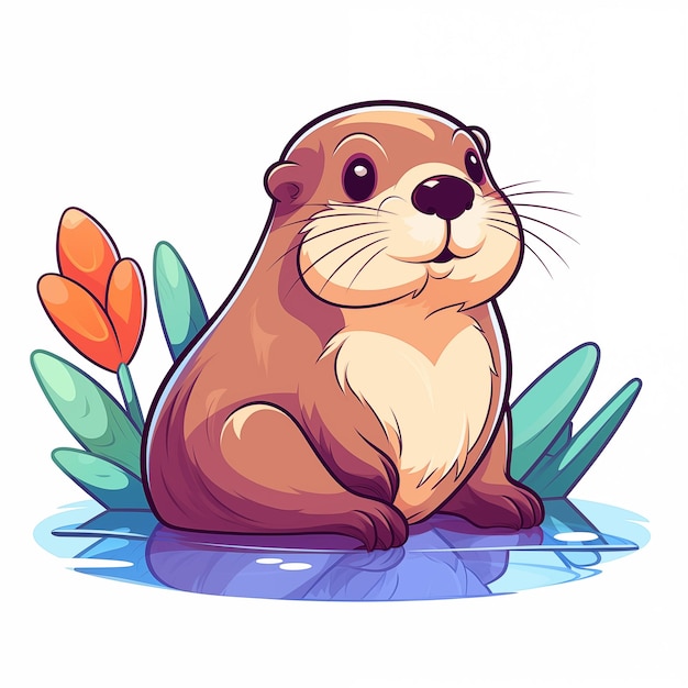 illustration of a beaver