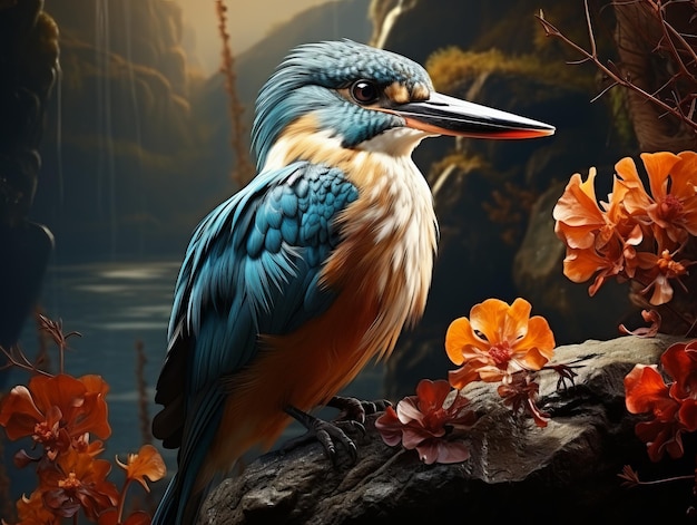 Illustration of bird wild bird