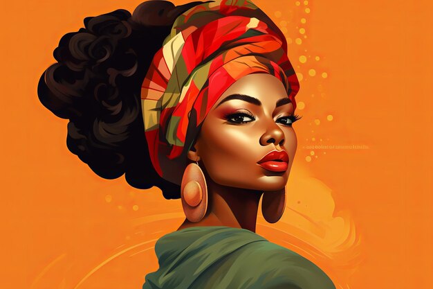 illustration of Black history month vector