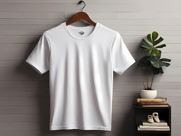 illustration of blank t shirt for mockup