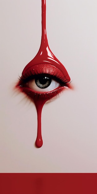 An illustration of a blood drop with the word blood on it