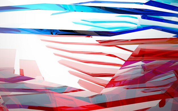 An illustration of a broken glass with the american flag on it.