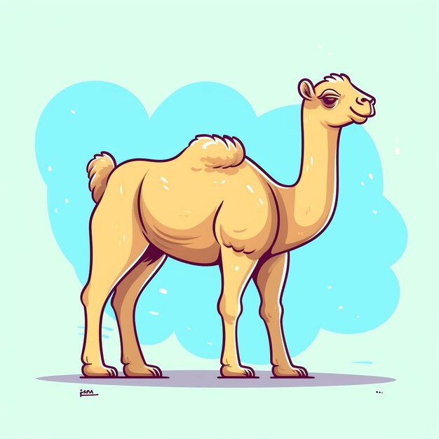 Photo illustration of camel