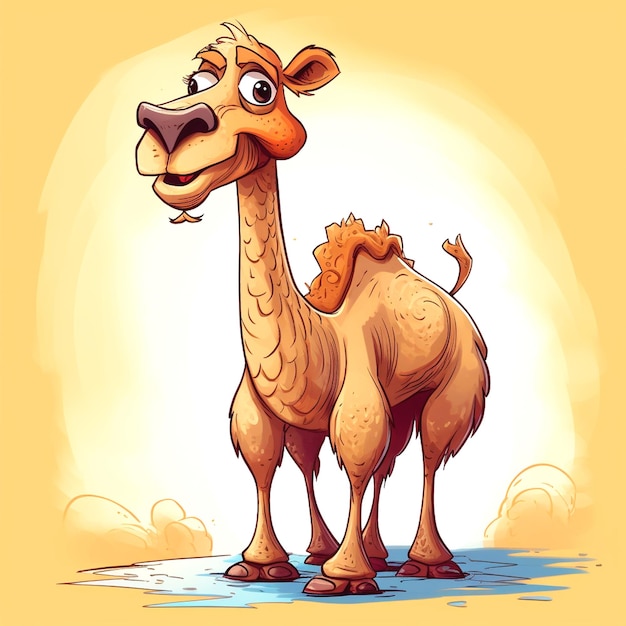 Photo illustration of camel