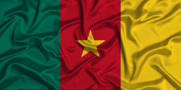 Illustration of cameroon flag