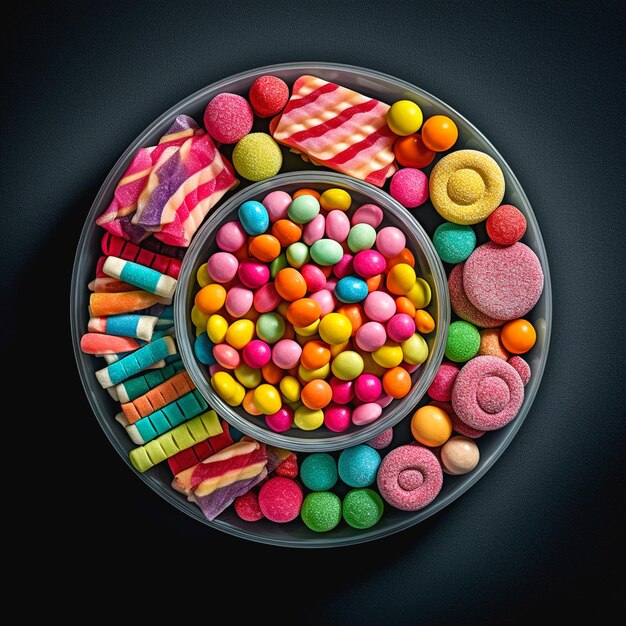 Photo illustration of candy