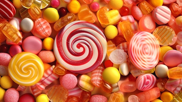 illustration of candy