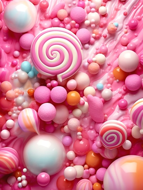 Photo illustration of candy