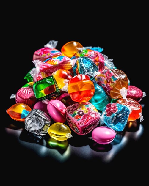 Photo illustration of candy