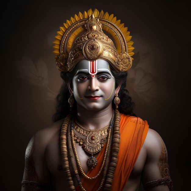 illustration of A captivating and aweinspiring image of Lord Shree