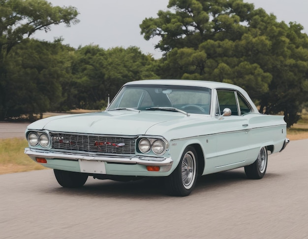 Photo illustration of a car on a clean background