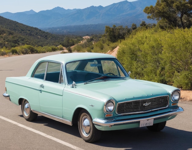 Photo illustration of a car on a clean background