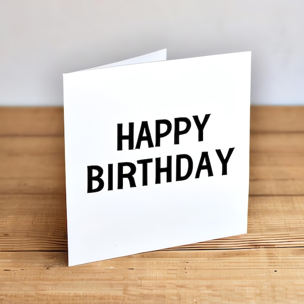 Foto illustrazione di carta con il testo candele di compleanno