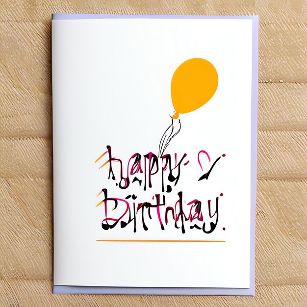 Photo illustration of card with the text happy birthday song