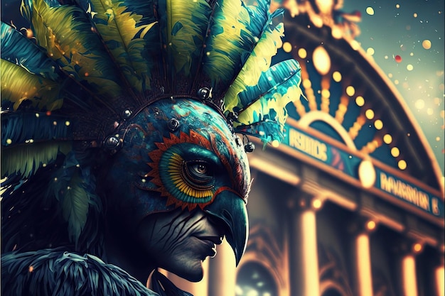 Foto illustrazione del carnevale