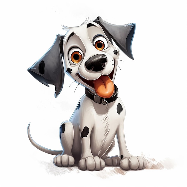 illustration cartoon dog