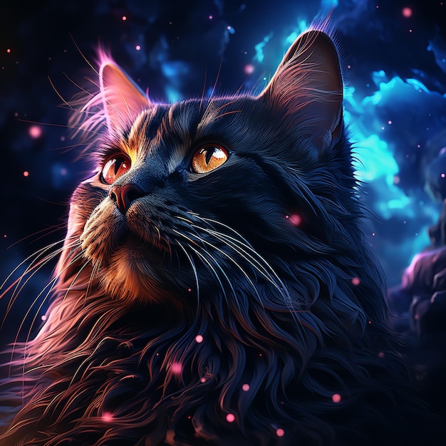 illustration of cat background for mobile