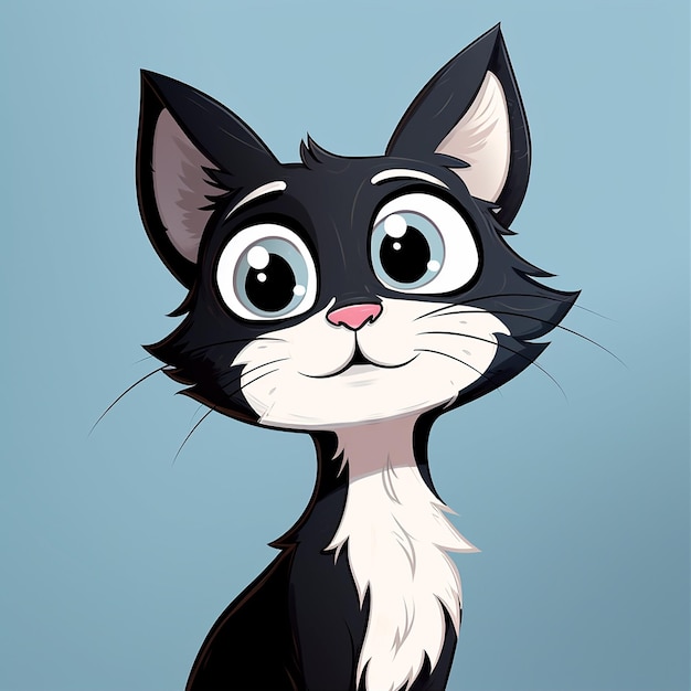 Photo illustration of a cat