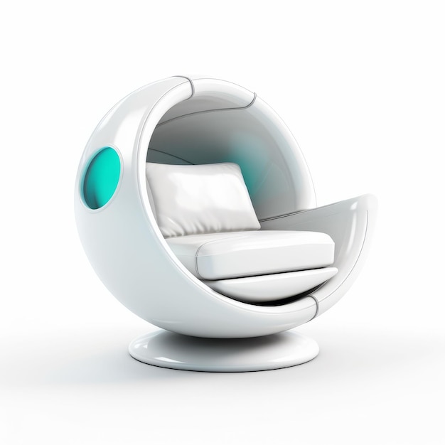 Illustration of chair and armchair in style modern furniture Created with Generative AI technology