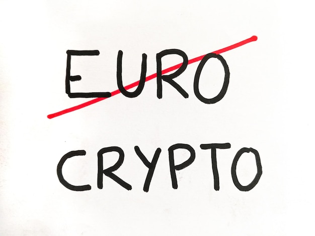 Illustration of change coin in Europe to online money