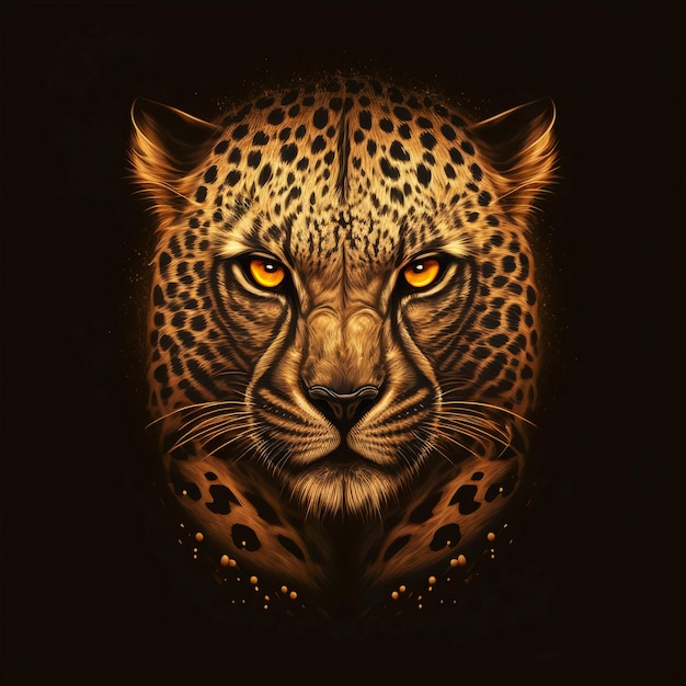 illustration of a  cheetah