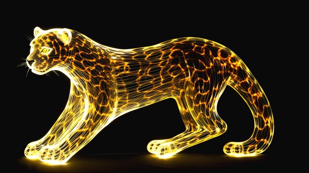 Photo illustration of cheetah