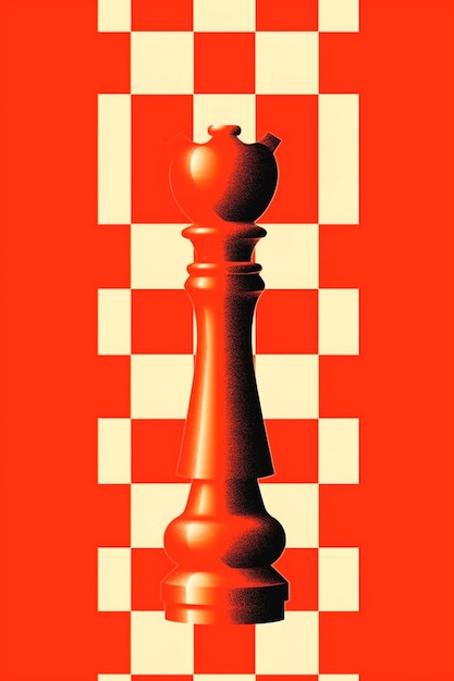 Photo illustration of chess