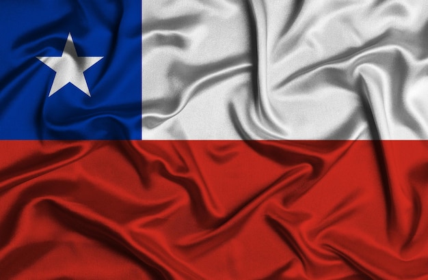 チリの国旗のイラスト