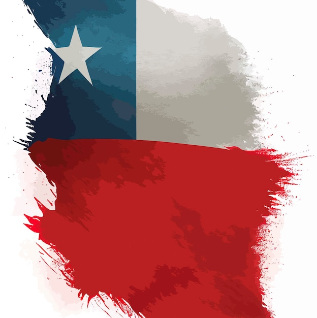 Photo illustration of the chile flag