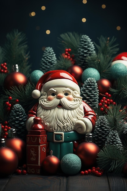 クリスマスの背景のイラスト AI生成