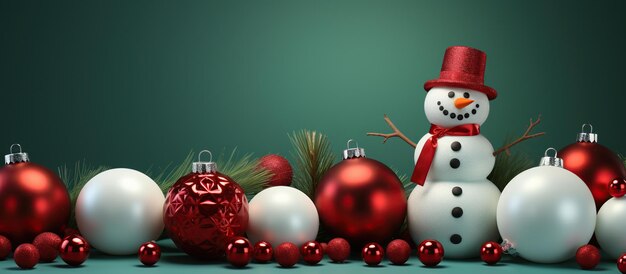 Illustration of Christmas background AI Generated